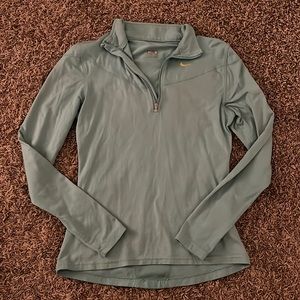 Aqua Nike quarter zip